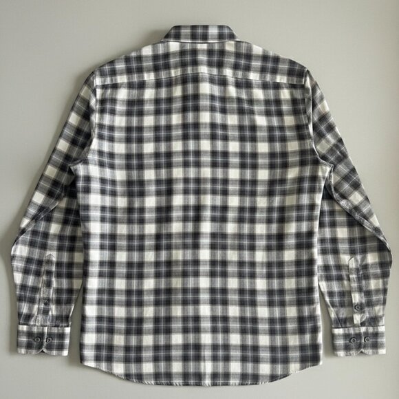 Ermenegildo Zegna Plaid Slim Fit Shirt, Fall Colors, Size M - Picture 2 of 4